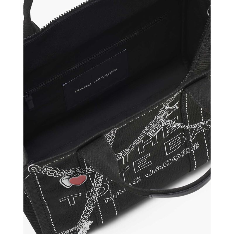 MARC JACOBS The Trompe Loeil Charm Canvas Medium Tote Bag image number 1